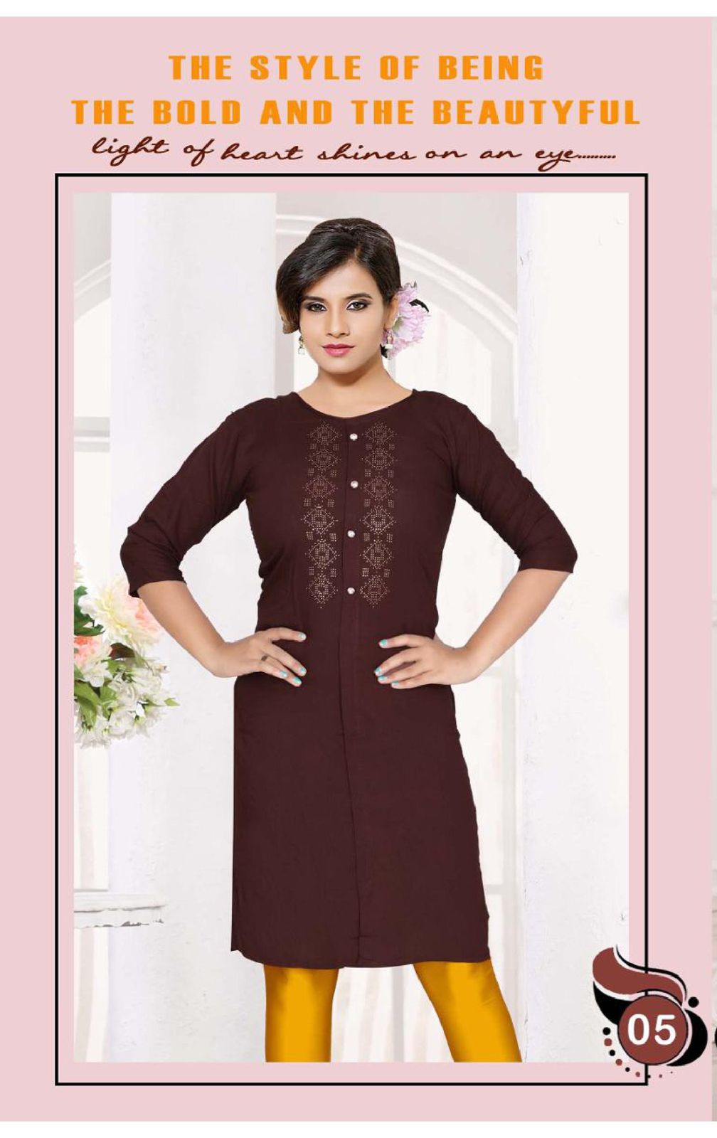 Beauty Queen Amrapali 1 Casual Daily Wear Rayon Printed Kurti Collection
